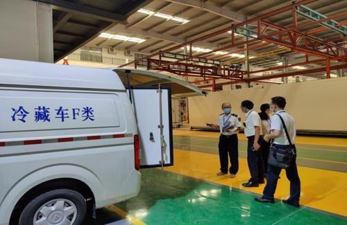 广东开展专项执法行动 查获违法冷藏车整车55辆